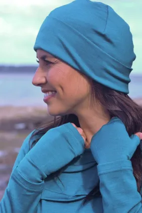 100% MERINO BEANIE UNISEX CUFFED/SLOUCH DRAGONFLY