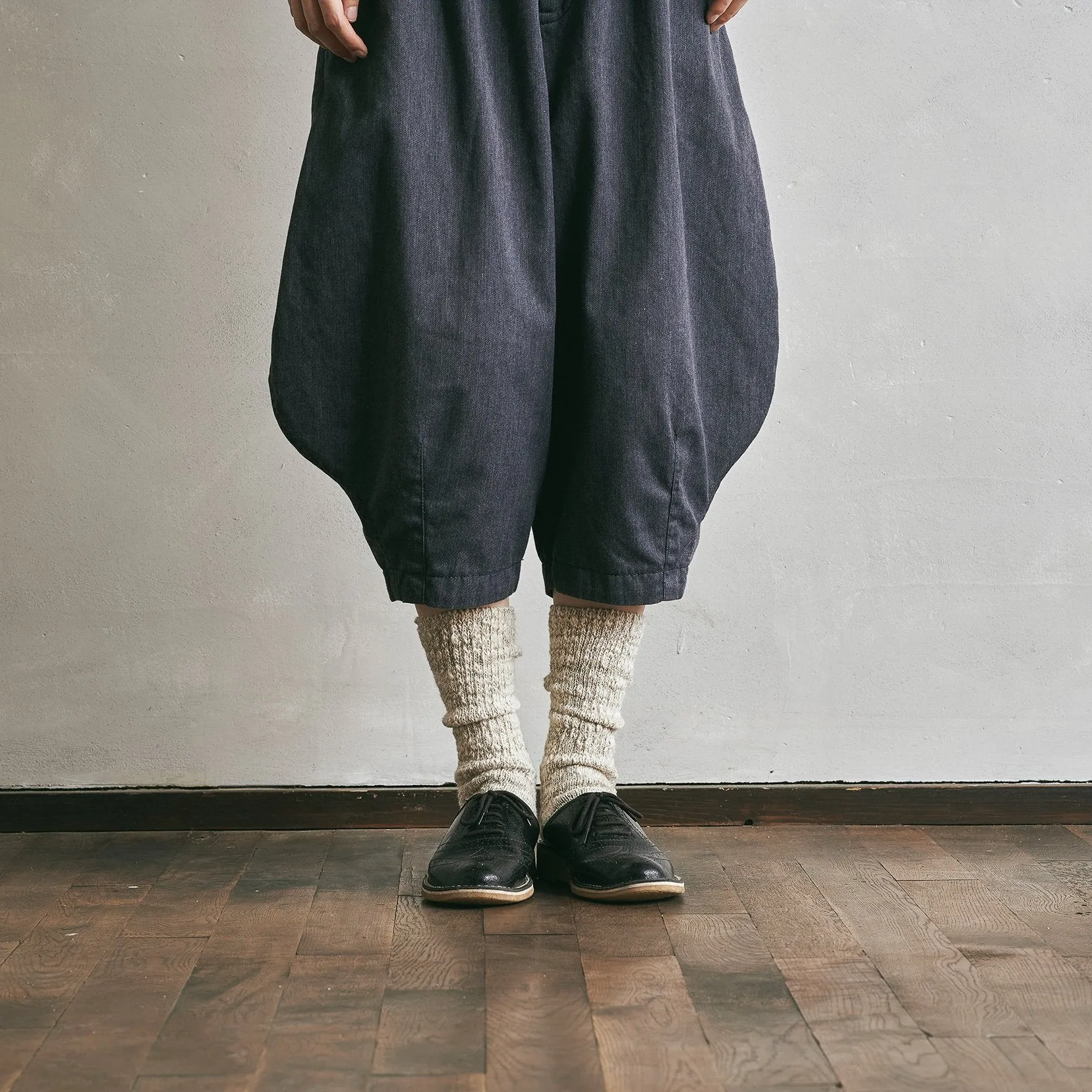 7-5000 "GARABOU" ORGANIC COTTON SLIPPER SOCKS