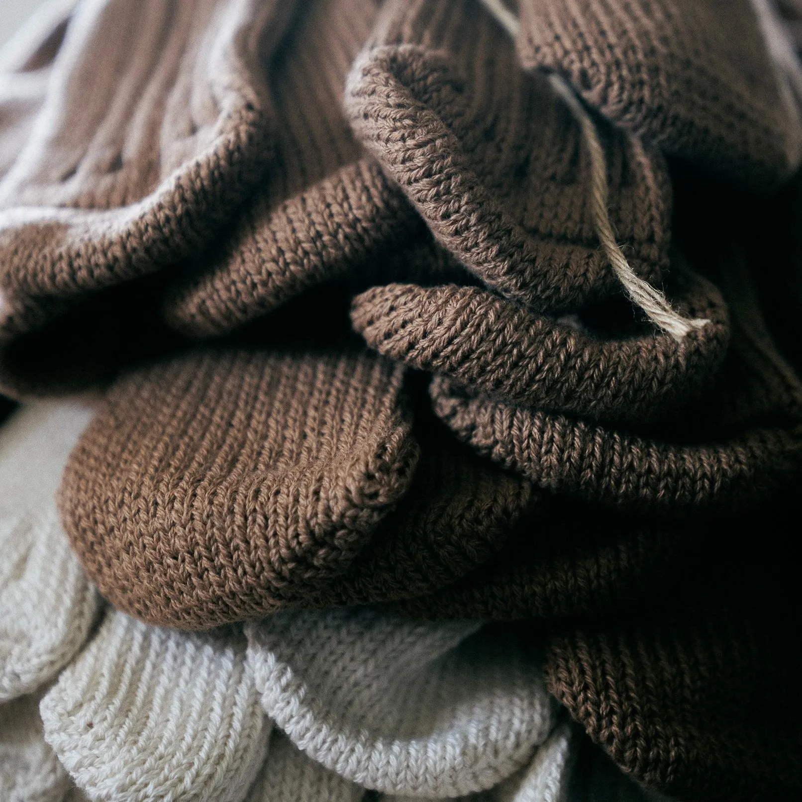 7-5002 ORGANIC COTTON ROW GAUGE SOCKS
