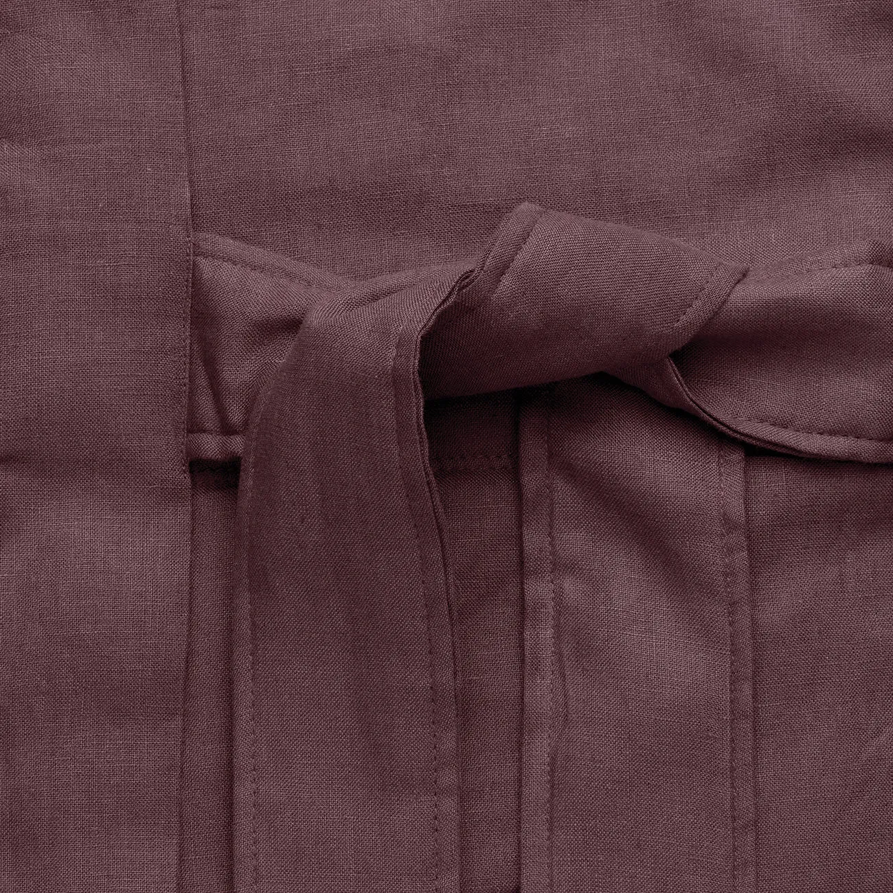 Conker Brown Linen Housecoat