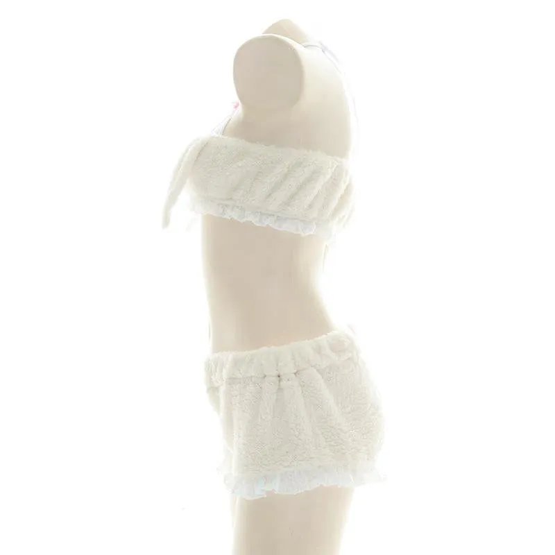 Cute Plush Rabbit Pajama Cosplay Costume