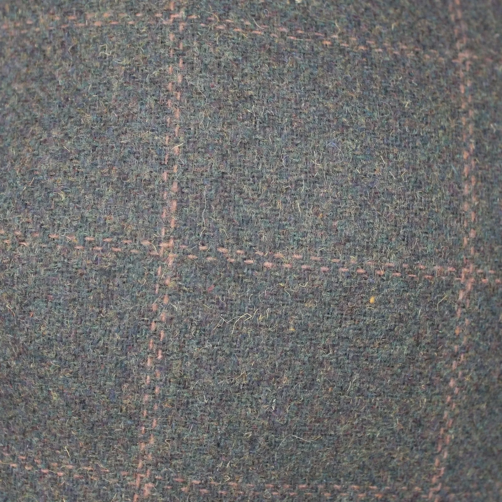 DENTS Tweed Flat Cap Wool Ivy Hat Driving Cabbie Quilted  - Hunter Green