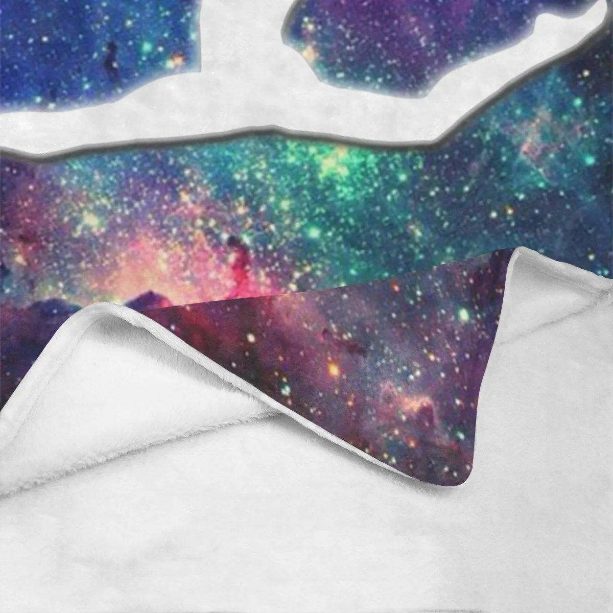 Galaxy Gymnast Fleece Blanket