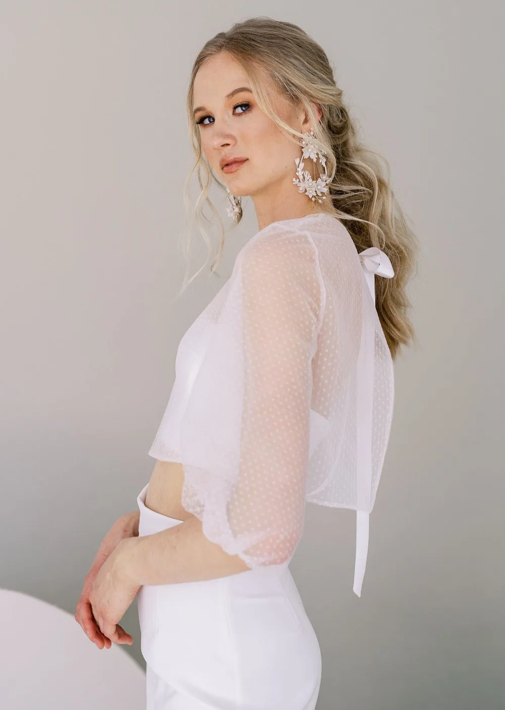 GINA Oversized Floral Hoop Earrings