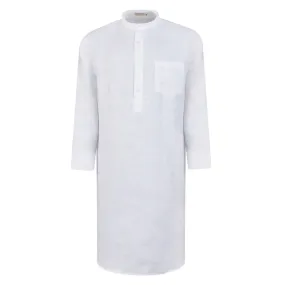 Grandfather Nightshirt 100% Irish Linen