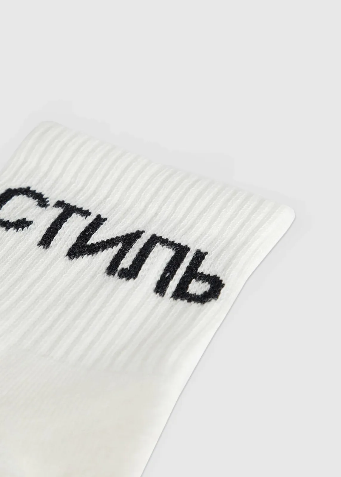 HERON PRESTON: CTNMB SHORT SOCKS [WHITE]