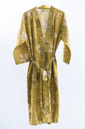 ikebana ochre housecoat