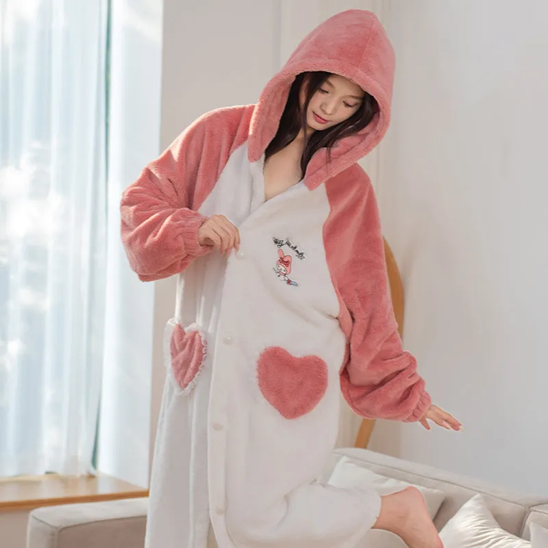 Kawaii Sanrio Series Plush Long Pajamas