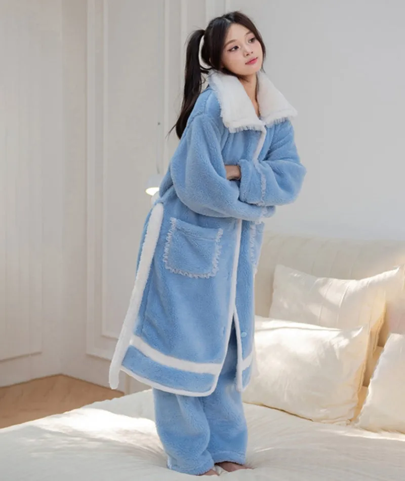 Kawaii Sanrio Series Plush Long Pajamas