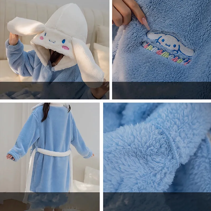 Kawaii Sanrio Series Plush Long Pajamas
