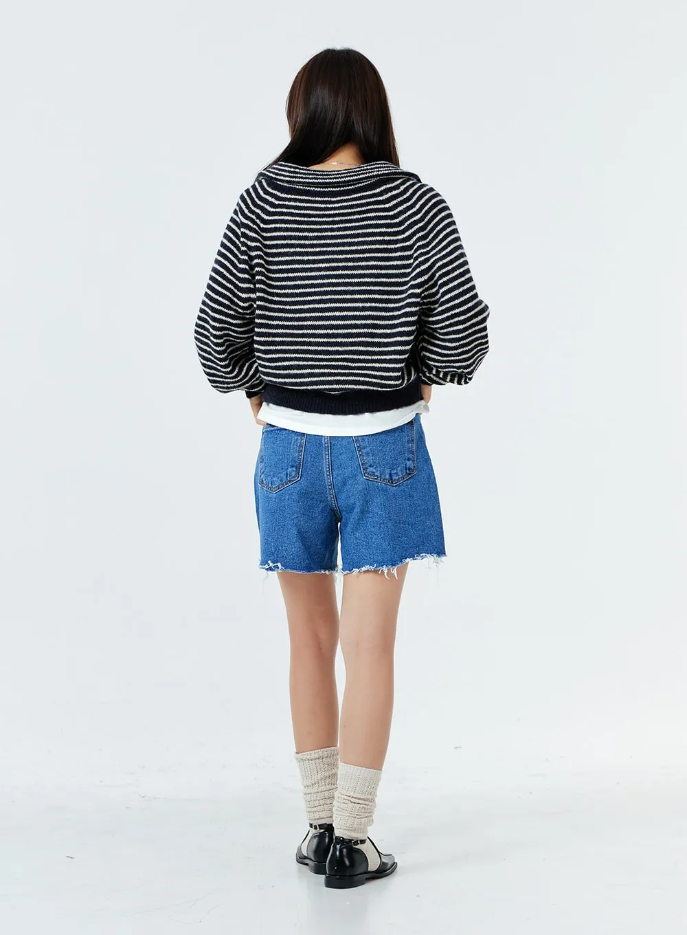 Knitted Half Knee Socks OS02
