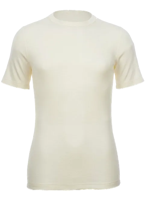 MERINO SKINS Crew Neck Short Sleeve T-Shirt Top 100% Wool Underwear Thermals