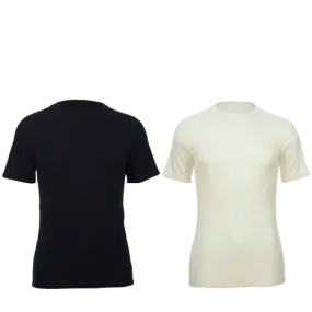 MERINO SKINS Crew Neck Short Sleeve T-Shirt Top 100% Wool Underwear Thermals