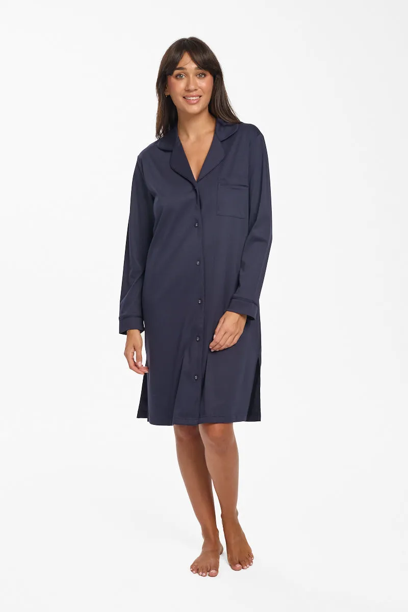 New Supima Cotton Nightie Navy