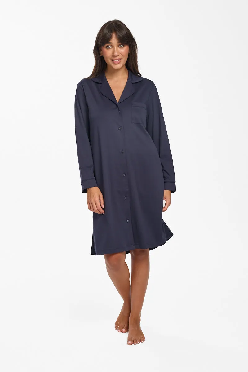New Supima Cotton Nightie Navy