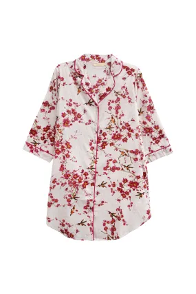 Plus Size La Cera Long Sleeve Nightshirt