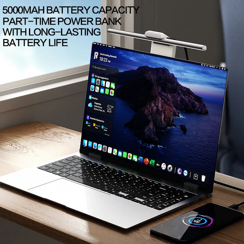 Portable Eye Protection Fill Light with Power Bank | Laptop & Monitor Display Lamp