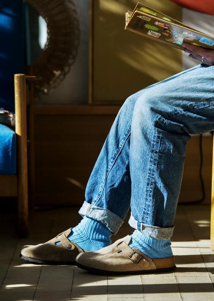 R1110 COTTON WAFFLE CREW SOCKS