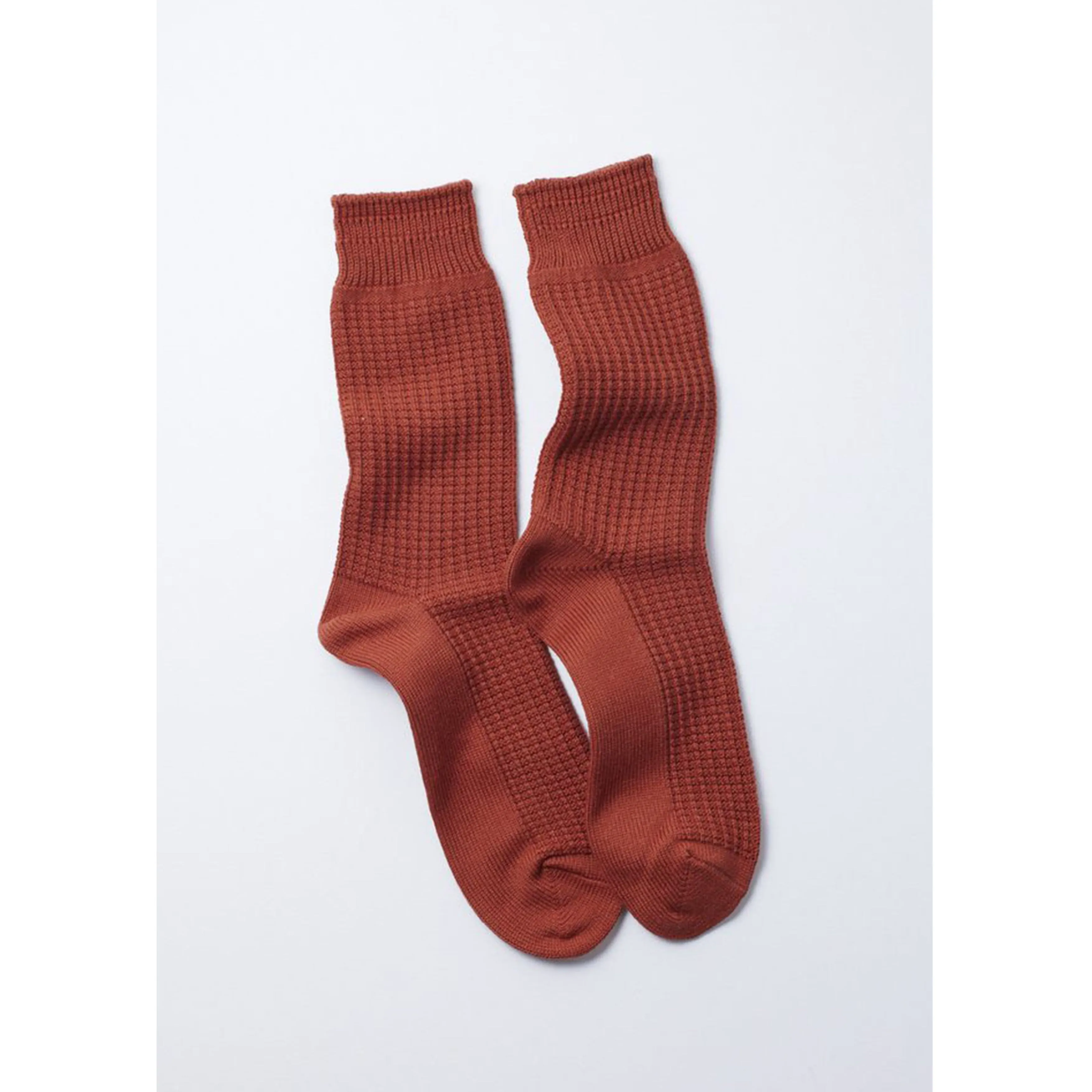 R1110 COTTON WAFFLE CREW SOCKS