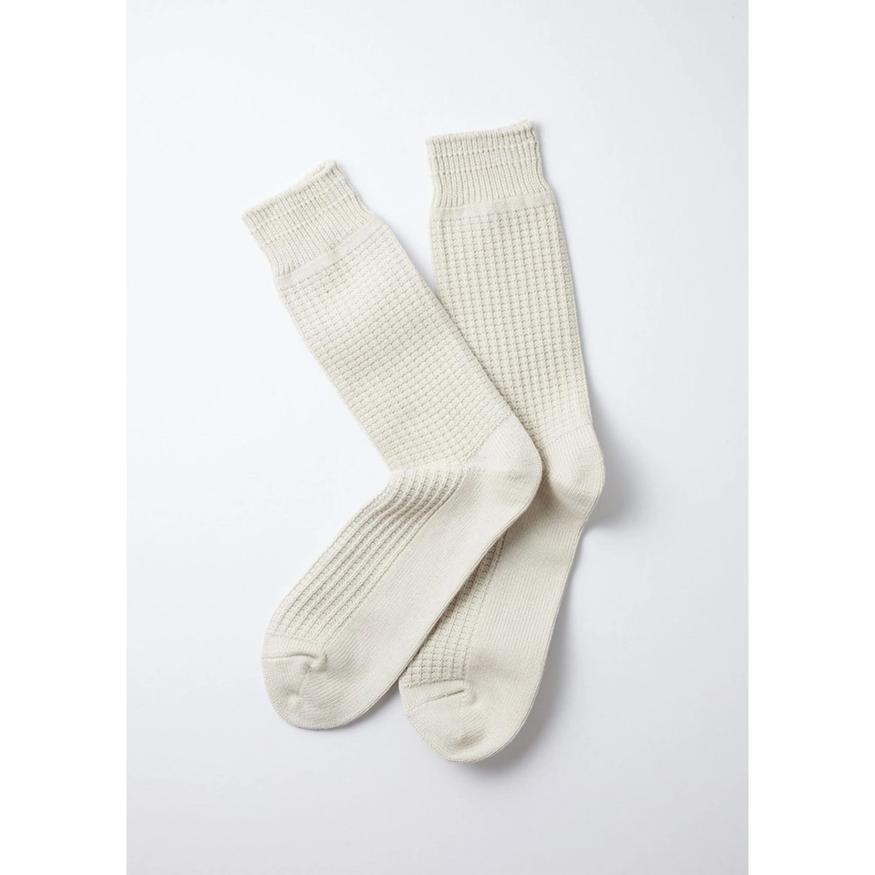 R1110 COTTON WAFFLE CREW SOCKS