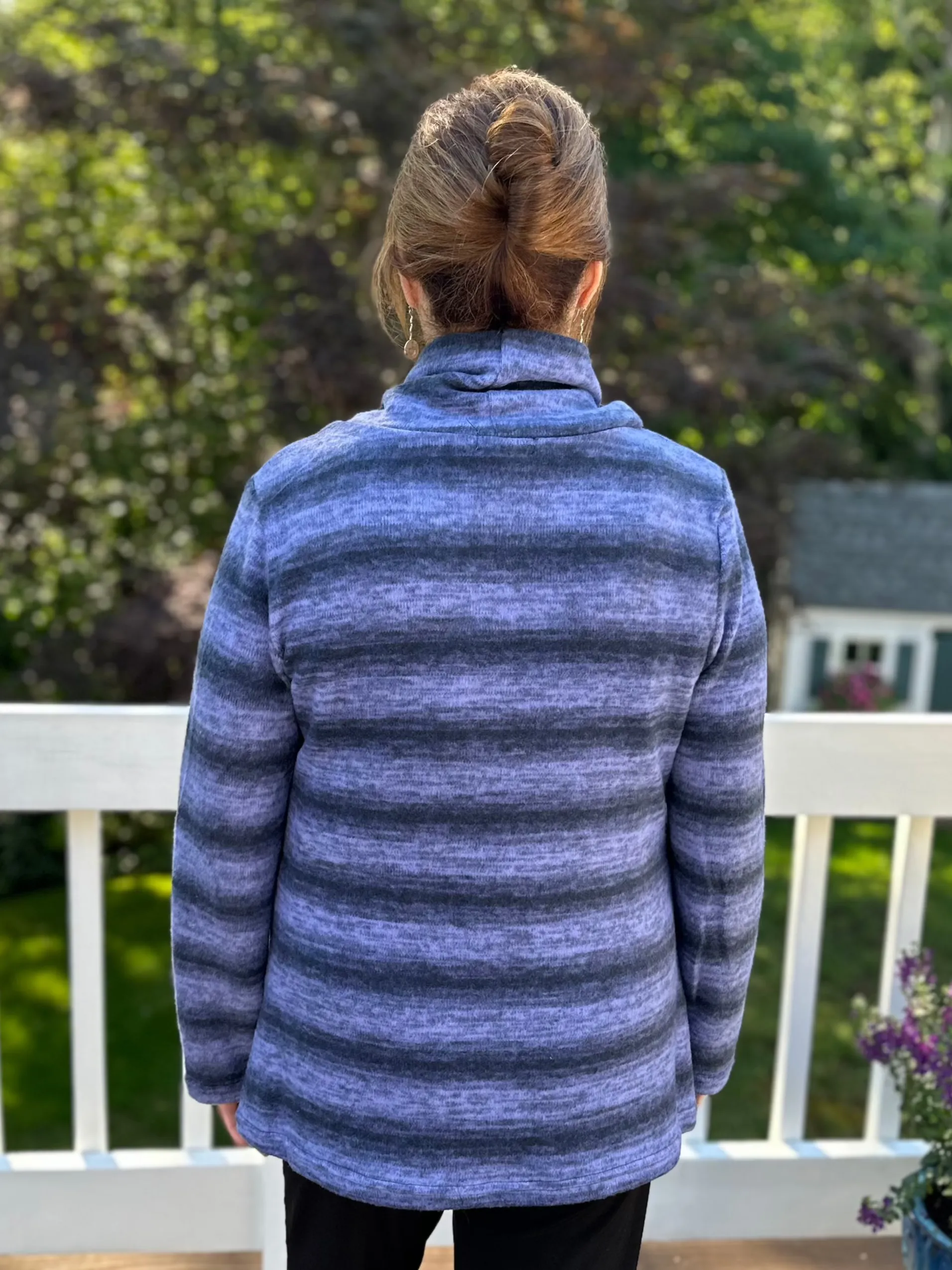 Shana Fleece Cowl Neck Sweater-50% OFF