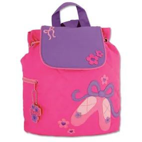 Stephen Joseph Quilted Backpack Ballet